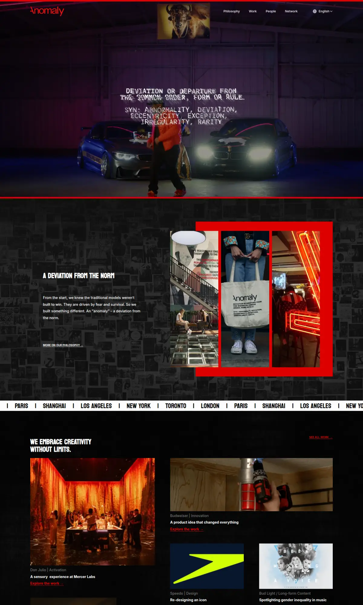 Anomaly, the page as you scroll