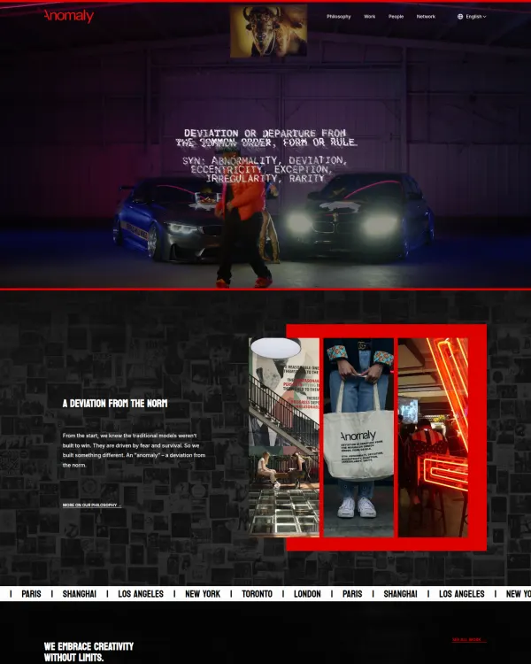 Anomaly, design by Anomaly