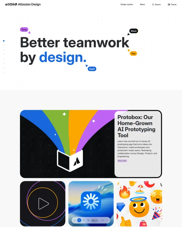 Atlassian Design System, design by Atlassian