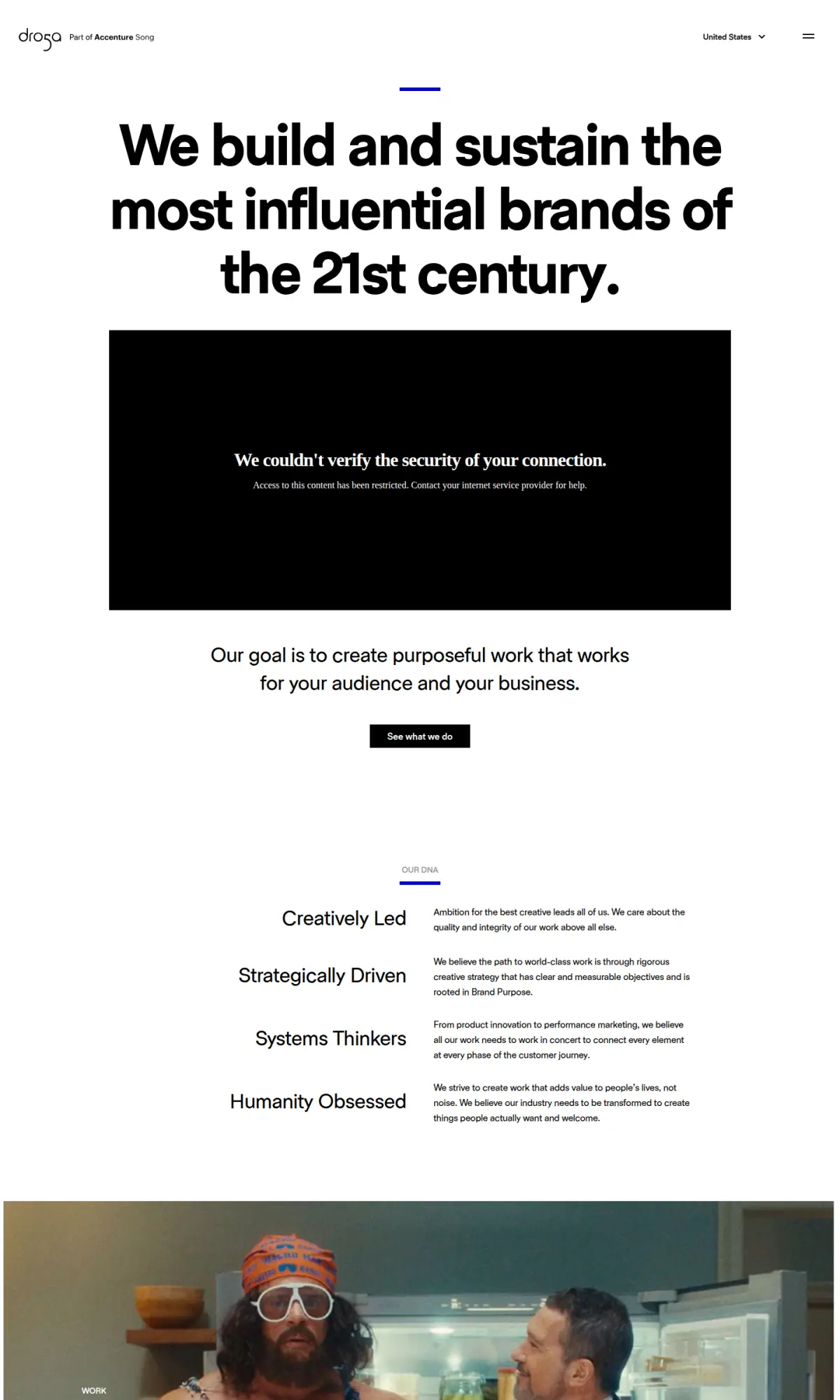 Droga5, the page as you scroll