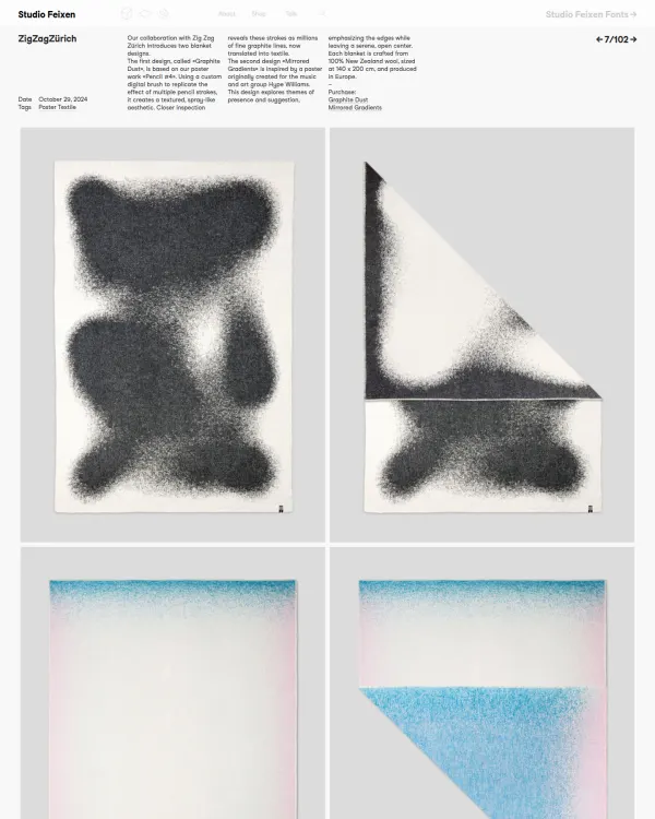 ZigZag Zurich posters by Studio Feixen, design by Studio Feixen