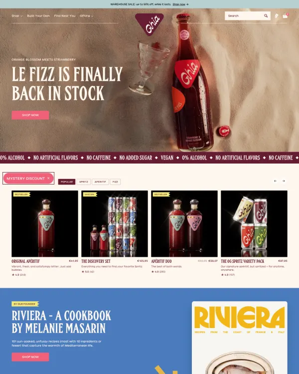Ghia homepage, design by Ghia