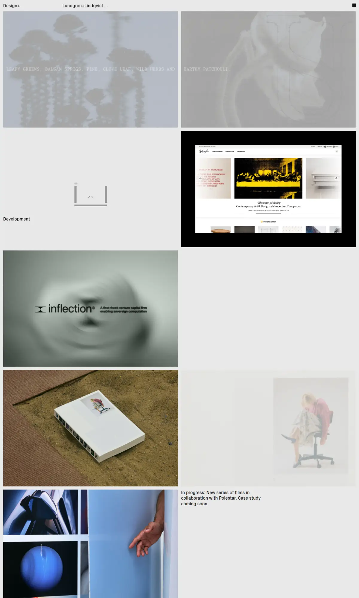 Lundgren+Lindqvist, the page as you scroll