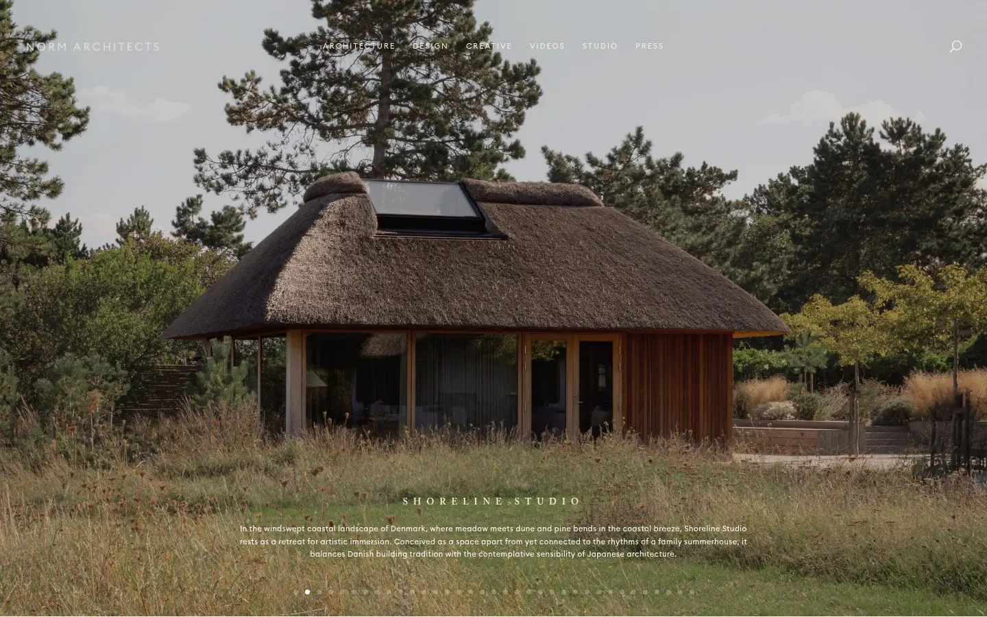 Norm Architects, first screen, design by Norm Architects