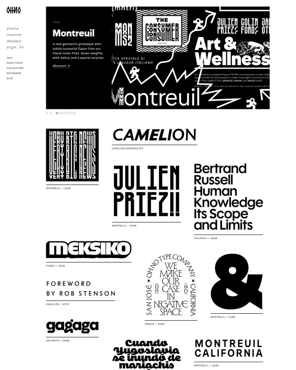 OH no Type Company, design by OH no Type Company