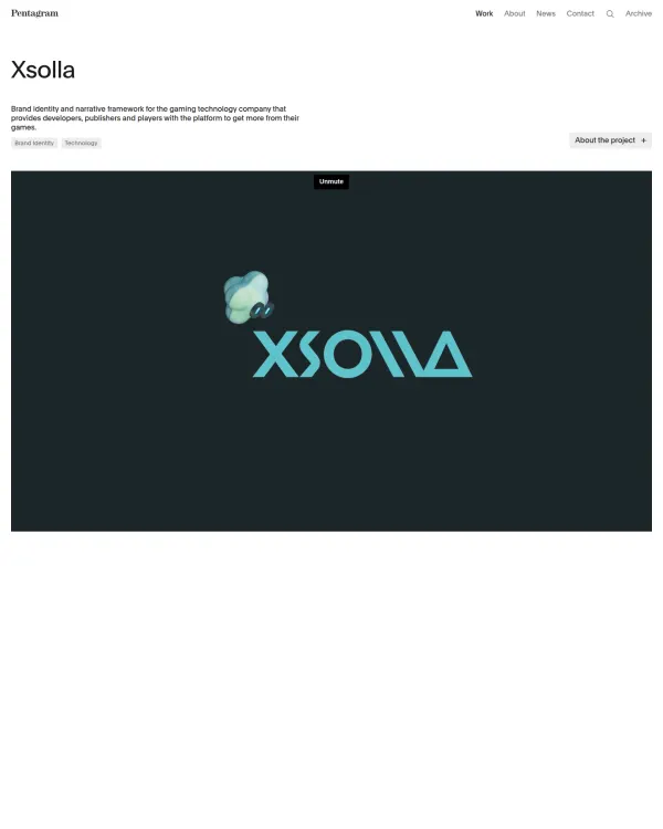 Xsolla identity by Pentagram, design by Pentagram