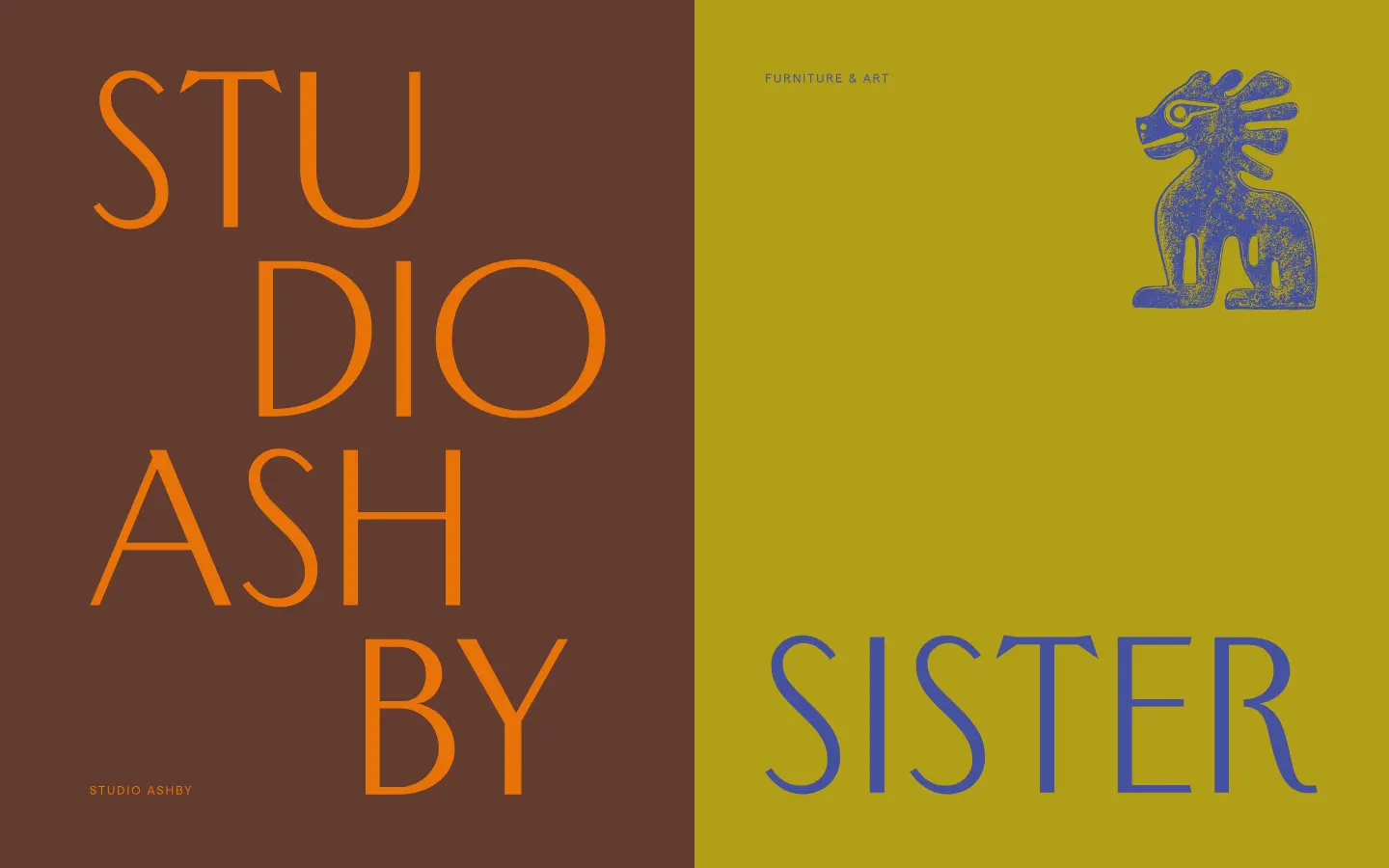 Studio Ashby, first screen, design by Studio Ashby
