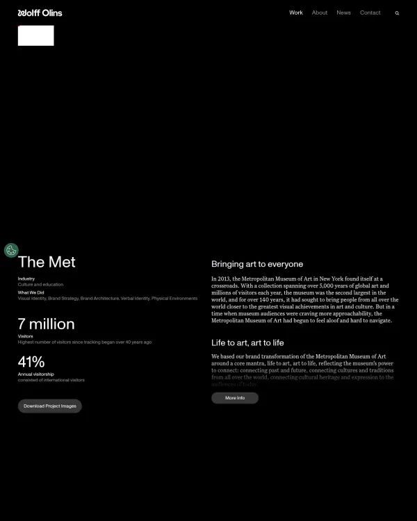The Met identity by Wolff Olins, design by Wolff Olins